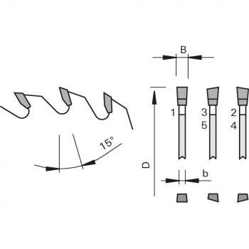 Stehle RNK Matador Nut-Kreissägeblatt HW - Zeichnung 50806251